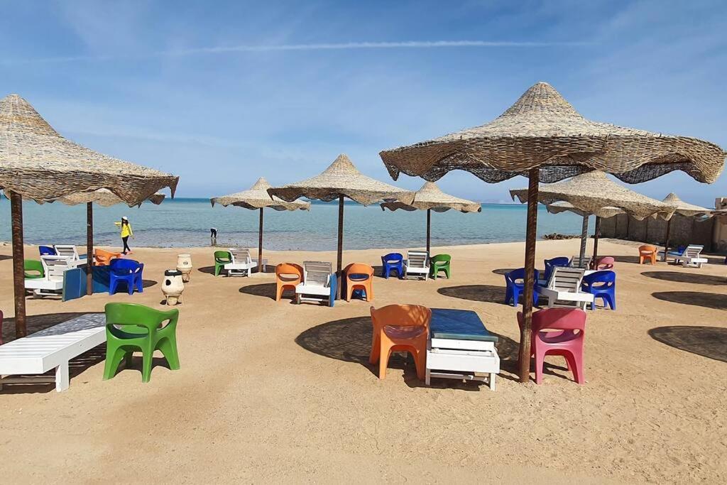 Casablanca Beach Direct Sea View Tow Bedroom Apartment Хургада Екстериор снимка